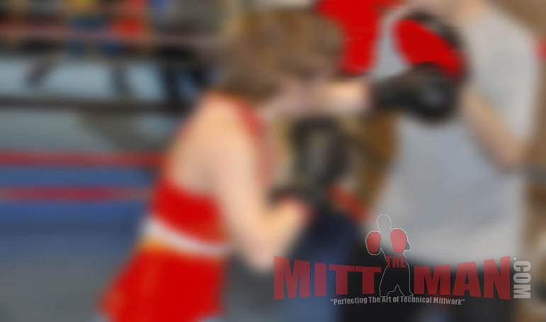 Fighter training with the mittman